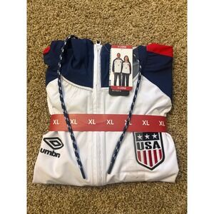 BRAND NEW NWT Umbro USA National Team Pullover Jacket Mens Size XL